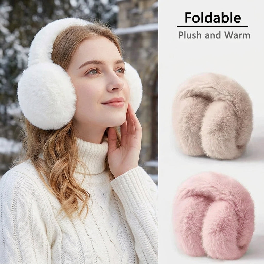 Winter Solid Soft Plush Ear Keep Warmer Earmuffs for Women Men Fashion Outdoor Sports Earflap Protection Ear-Muffs Ear Cover