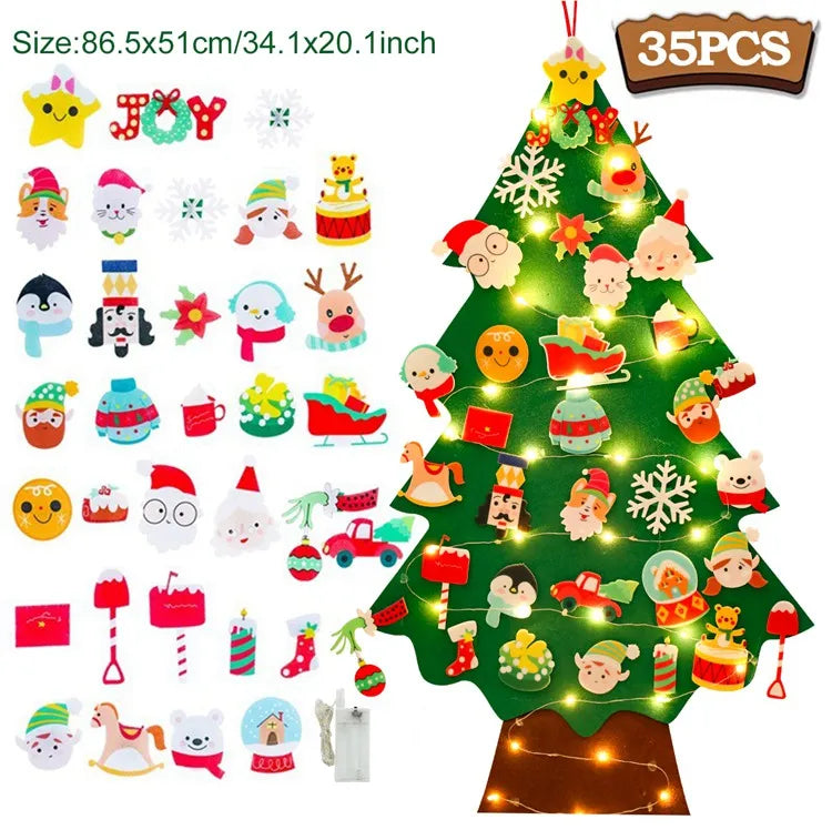 Christmas Tree Merry Christmas Decorations For Home. Cristmas Ornament Xmas Navidad Gifts Santa Claus New Year Tree
