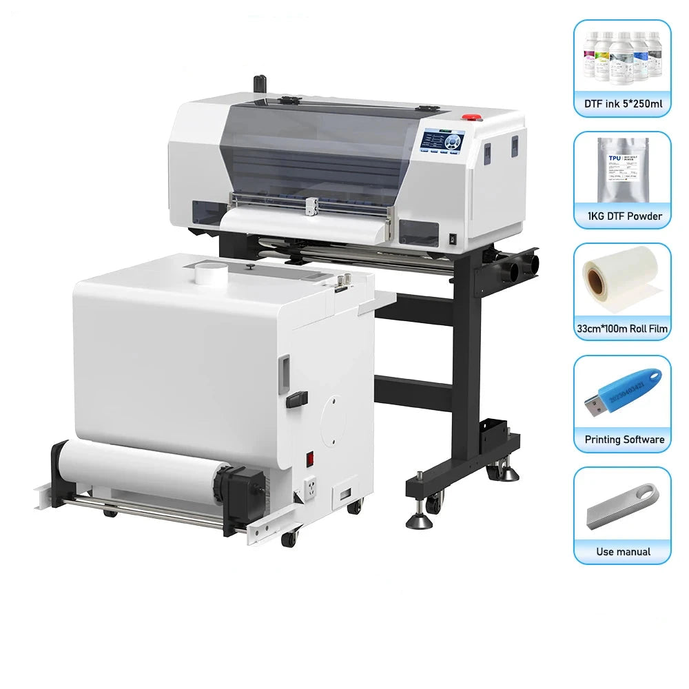 A3 DTF Printer Impresora XP600 DTF Printer A4 L800 DTF Printer Printing Machine For T-shirt Direct Transfer Roll Film Printer