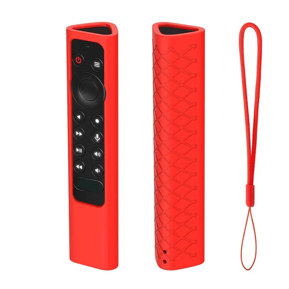 Protective Case Remote Control Case Silicone Shockproof TV Remote Cover Plain Color for NVIDIA Shield TVPro/4K HDR