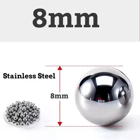 G5 slingshot uses 8mm precision steel balls and standard 8mm outdoor shooting steel balls, suitable for various slingshots.