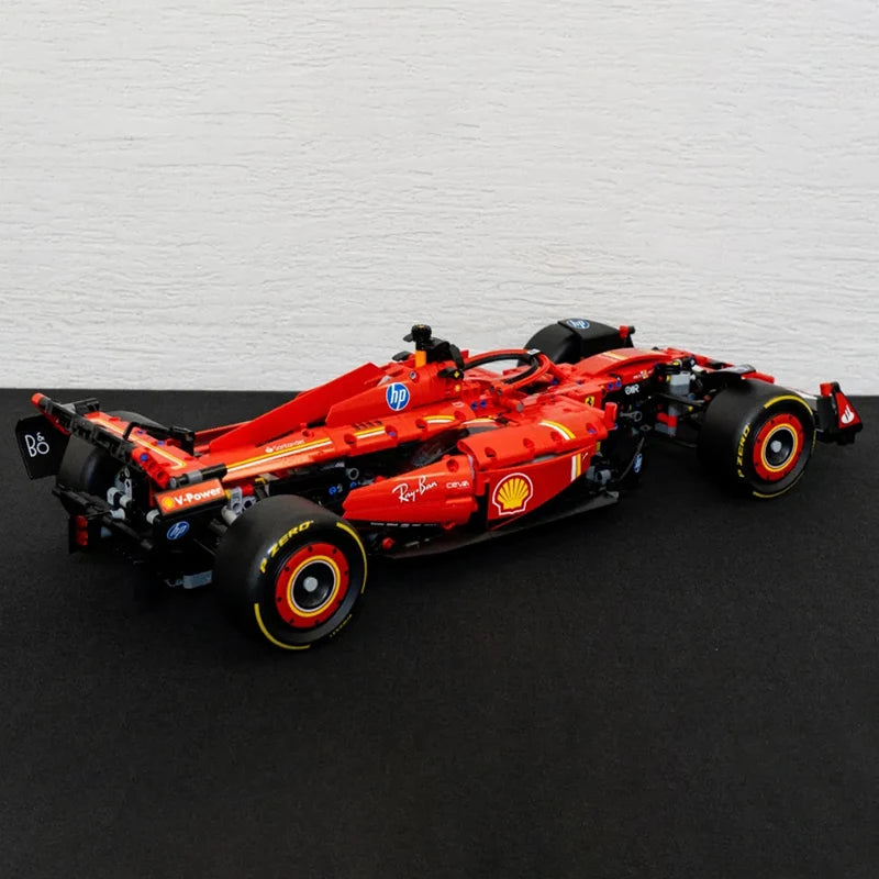 Room Decoration 1361 Pieces Red Sports Racing Car Building Block Set Super Car Bricks Adults Birthday Christmas Gift