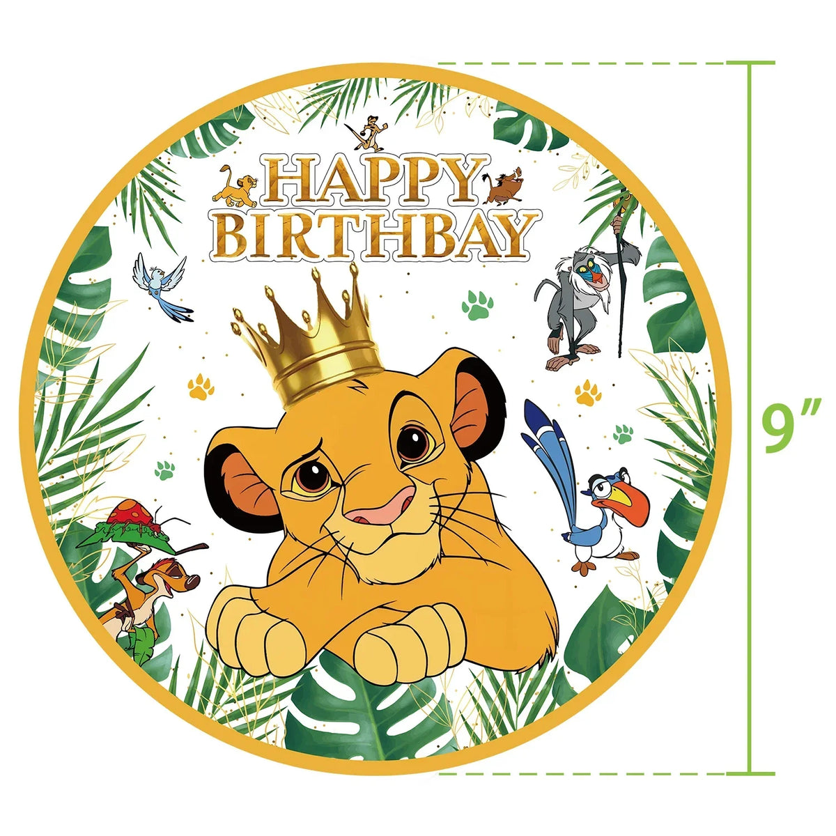 Simba Lion King Birthday Party Decorations Disposable Tableware Balloon Tablecloth Napkin Cup Cake Topper for Kids Baby Shower