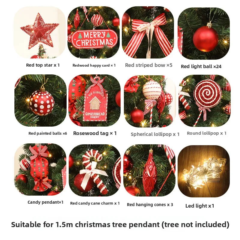 Artificial Christmas Tree Full Kits Ins Style Home Christmas Decor