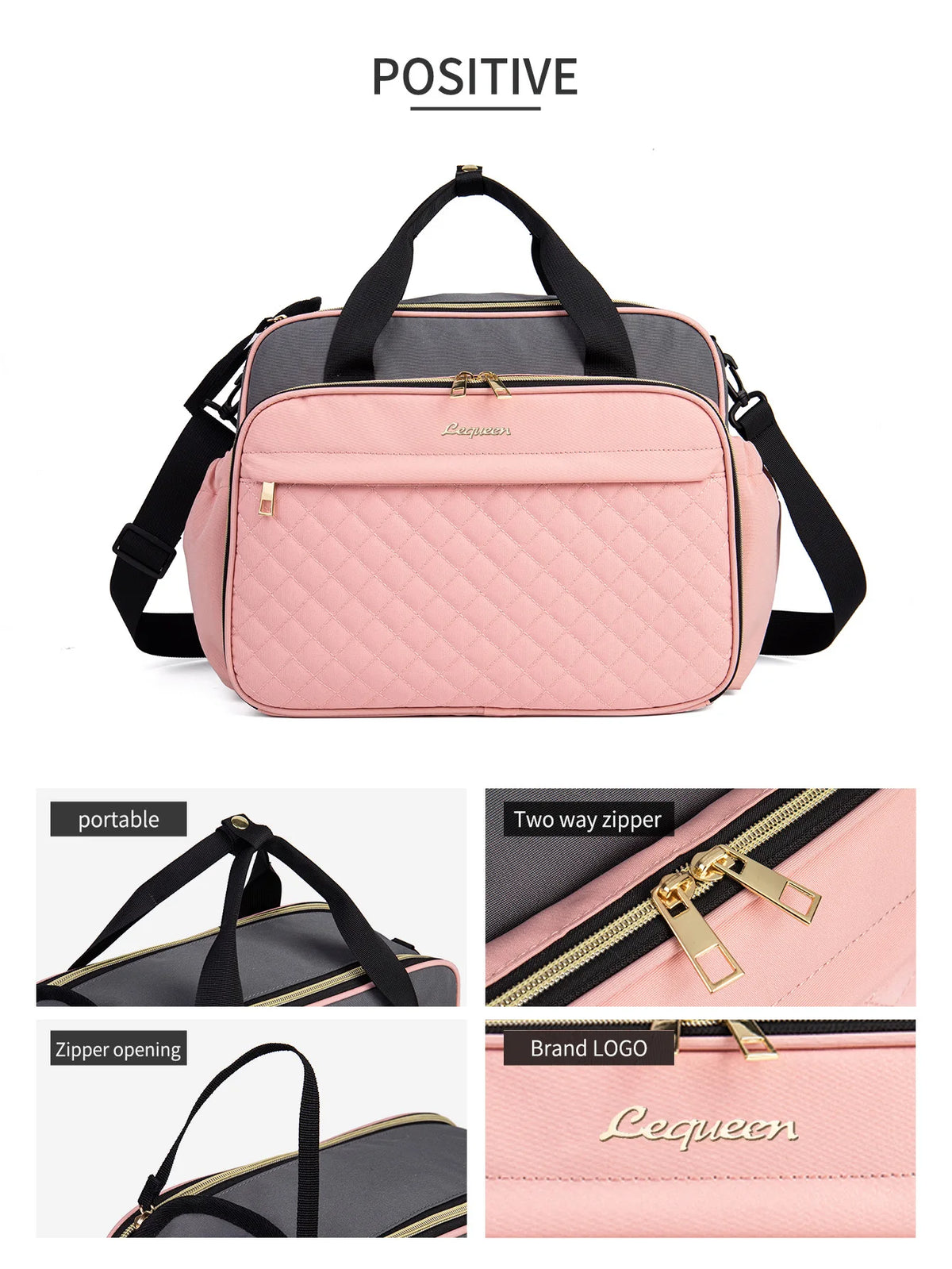 Maternity Tote Bags Baby Diaper Organizer Large Capacity Mommy Bag Travel Multifunctional Nappy Baby Stroller Bag