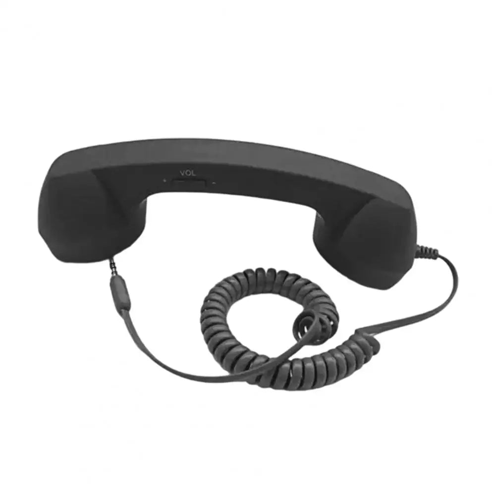 Telephone Handset Retro Phone Handset with 3.5mm Jack Universal Smartphone Receiver Vintage Cellphone Microphone Speaker