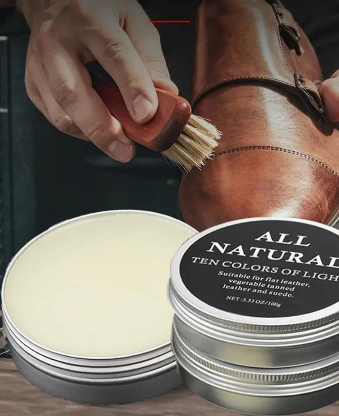 30g/50g/100g Mink Oil Cream For Leather Shoes Bags Sofa Car Seats Cream Maintenance Cream Restore craft Accessories Leather Care