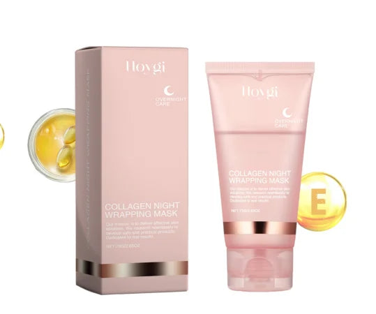 Collagen Peel Off Mask Collagen Overnight Wrapping Mask Hydrating Moisturizing Hydrolyzed Collagen Mask Korean Skin Care