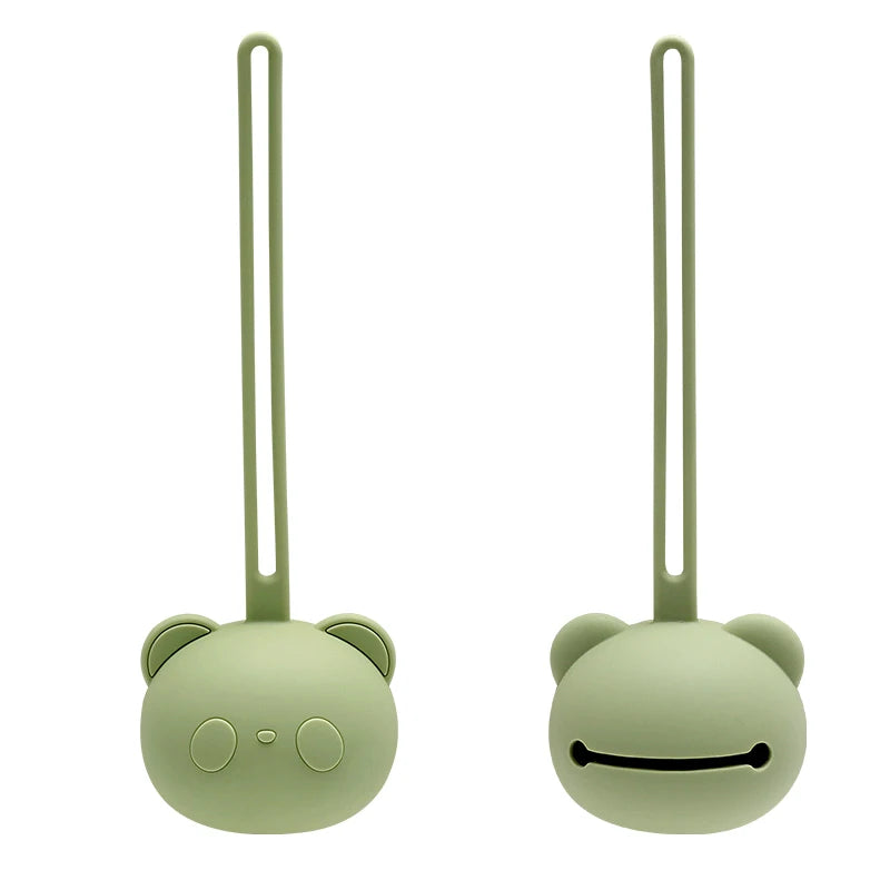 Nuovo arrivo, best-seller: custodia per ciuccio in silicone a forma di panda, portaciuccio per neonati