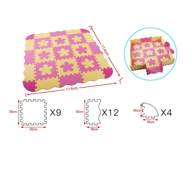 Animal Pattern Baby Play Mat Puzzle Toys For Kids Children EVA Foam Yoga Crawling Mats Floor Tapete Room Decor Baby Child Gifts