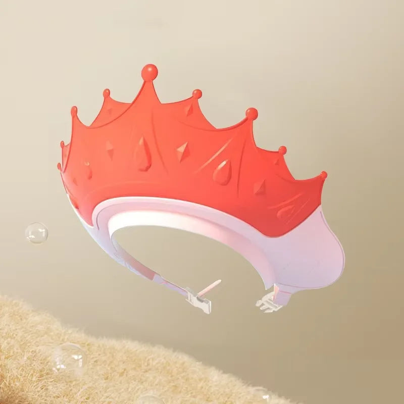 Baby Bath Cap Infant Ear Protection Kids Shampoo Shield Bath Head Cover Baby Shower Cap Adjustable Hair Wash Hat