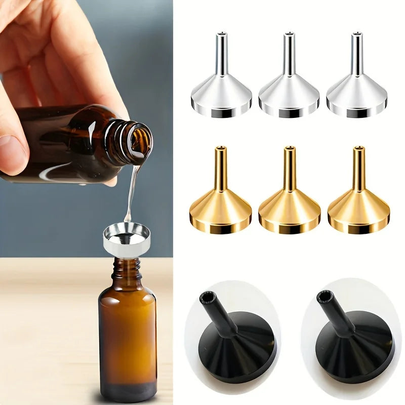 1/3/5pcs Refillable Perfume Bottle Funnel, Mini Perfume Travel Bottle Refillable, Bottom Fill Perfume Dispenser
