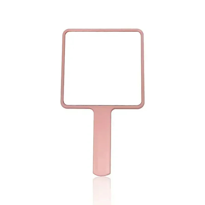 1/2/3pcs Eyelash Extension Handheld Makeup Mirror Square Makeup Vanity Mirror With Handle Hand Mirror SPA Salon Compact Mirrors