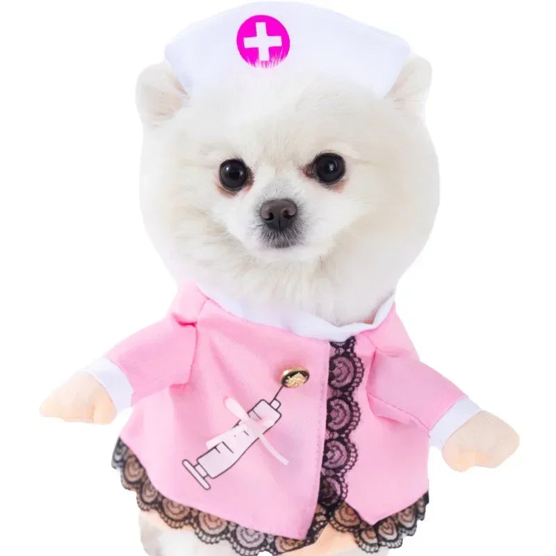 Halloween Funny Dog Clothes Small Medium Large Dogs Cat Cosplay Pets Dress Up Puppy Pullover Chihuahua Costume Party Pet Outfits