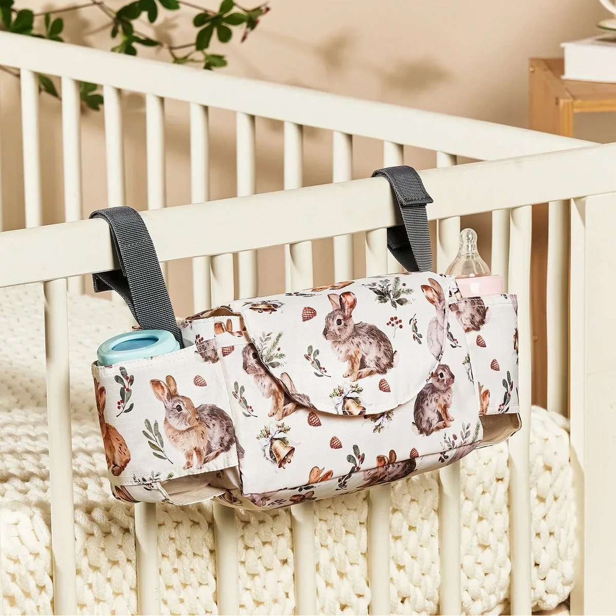 Waterproof Mommy Diaper Bag Baby Nappy Stroller Bag Stroller Accessories Large Capacity Outdoor Travel Nappy Easy To Clean