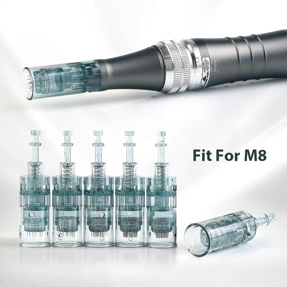 M8 Needle Cartridges for M8 Derma Micronneedle Pen Mesotherapy Microneedling 11pin 16pin 24pin 36pin 42pin 5D