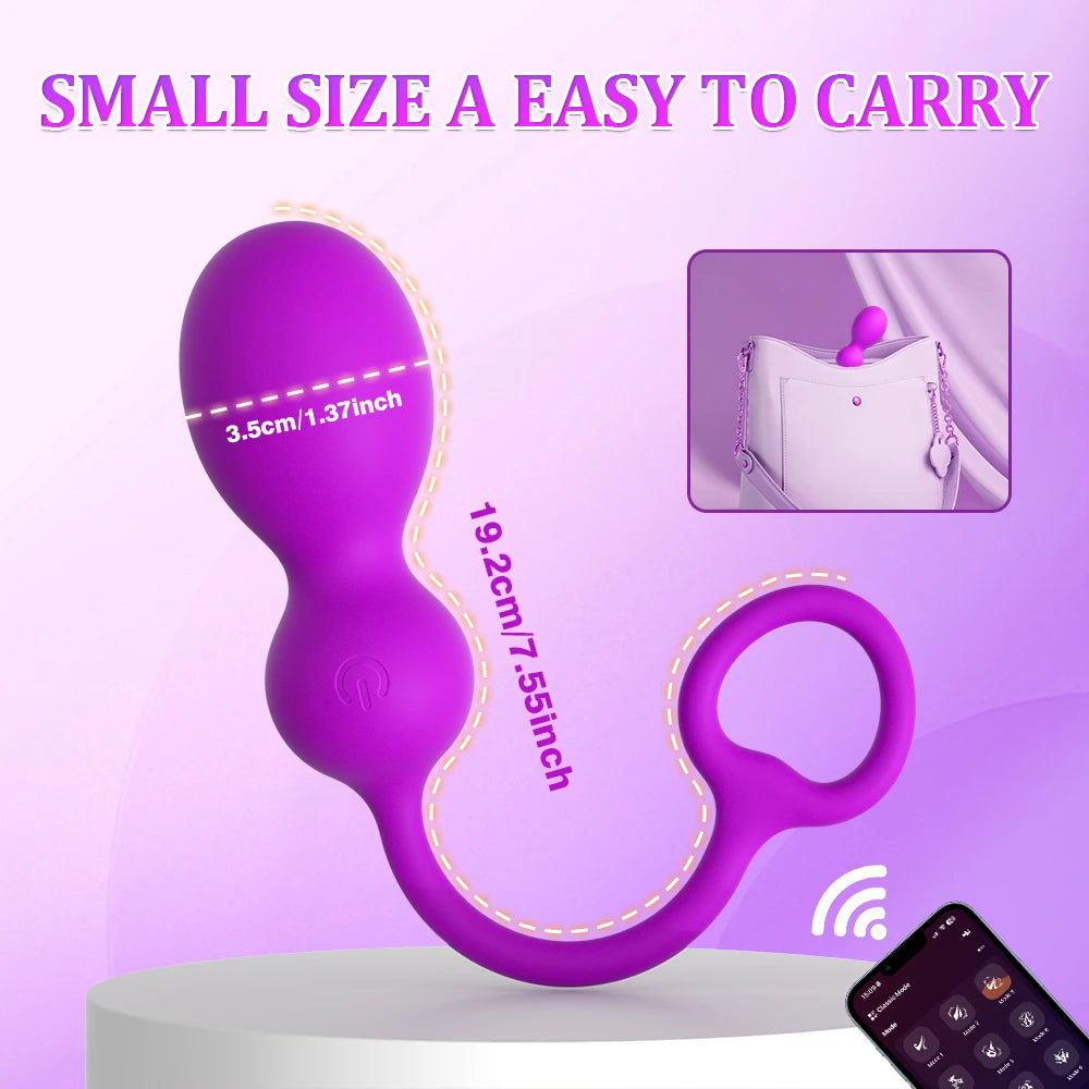 App Control Sextoy Vibrating Egg Powerful Remote Vibrator G Spot Dildo Vagina Balls Kegel Balls For Women Trainer Anal balls 18+
