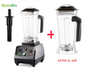 BioloMix 2200W 3HP High Power Blender with Timer Feature 2L BPA Free Jar Ideal for Smoothies Juices Food Prep and Ice Crushing