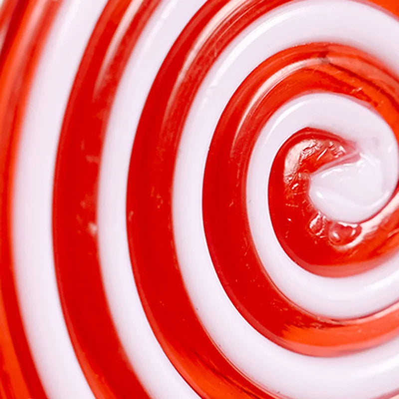 16cm Longth Candy Simulation Red And White Plastic Lollipop Merry Christmas Tree Home Decorations New Year Small Accessories