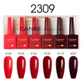 9ml*6pcs CANNI Nail Gel Polish Set TPO FREE Jelly Nude Pink Rubber Base Reinforce UV Construction Gel Soak off UV LED Gel Kit