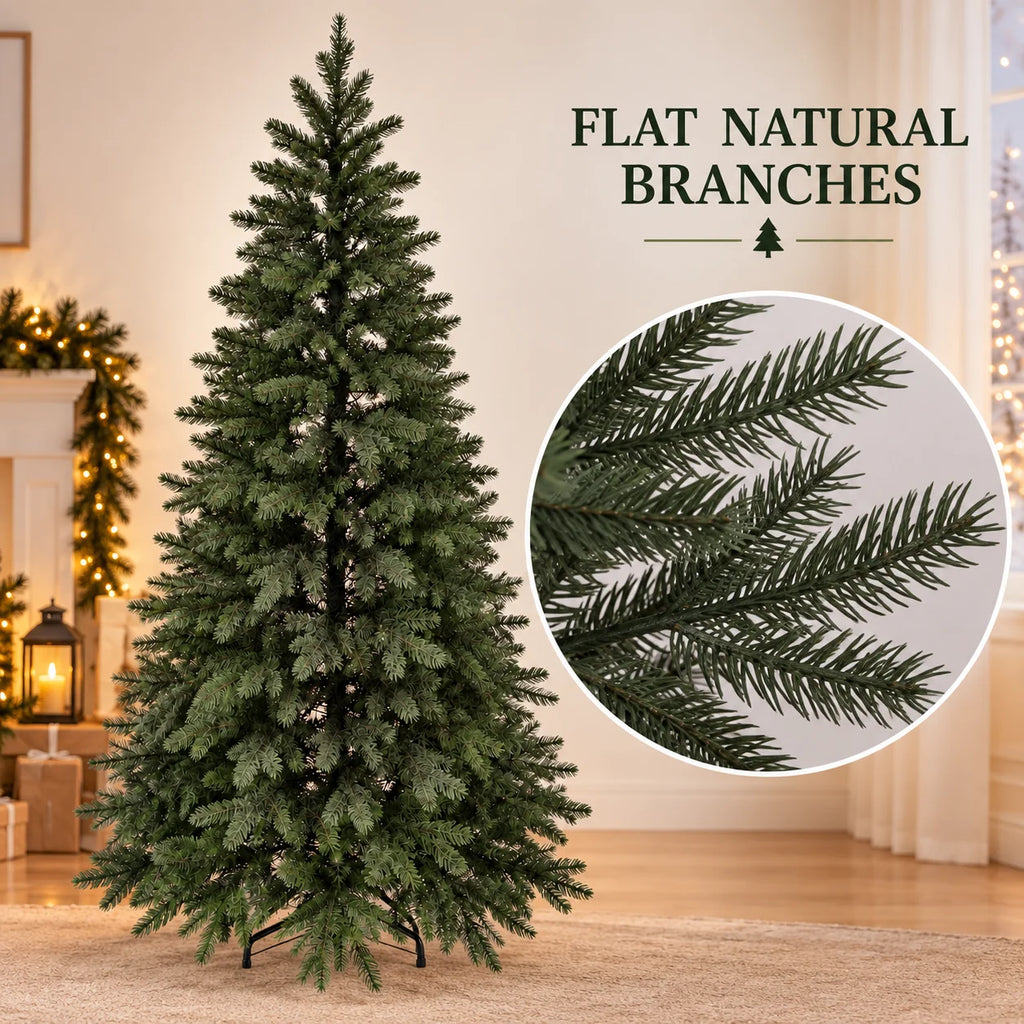 Artificial Christmas Tree 100%PE Encryption High Grade Large Green Christmas Tree 120cm-210cm Family Party Christmas Decorations