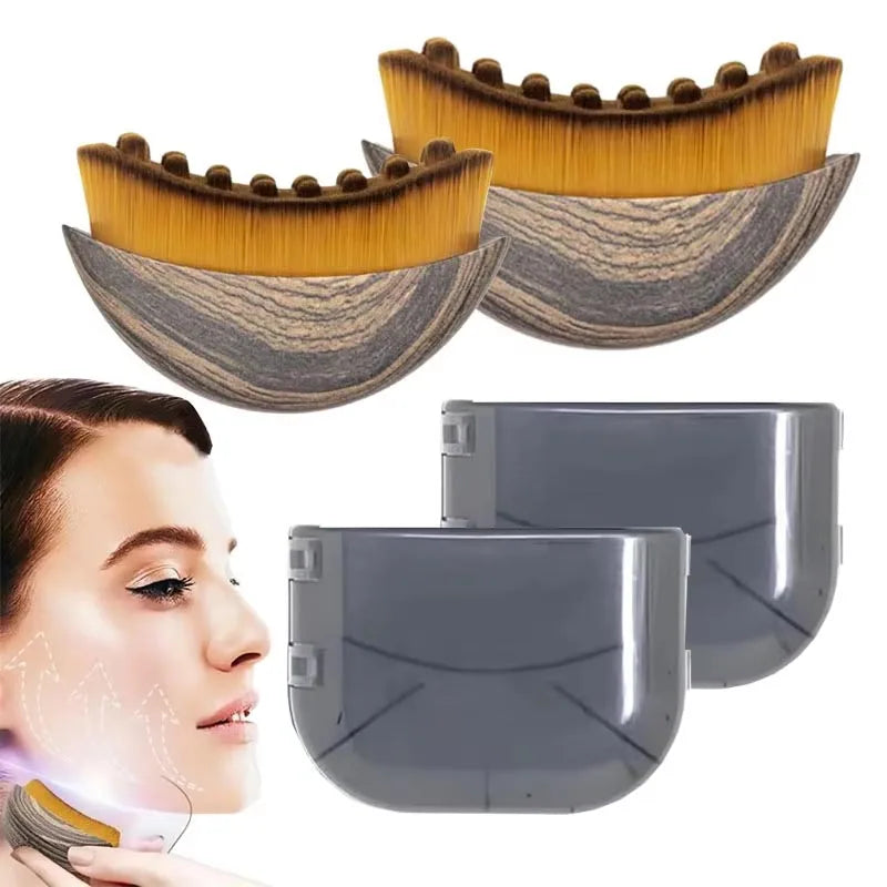 New Lymphatic Contour Face Brush Drainage Massager for Face Chin &Jawline Sculpting Ergonomically Designed LBHL31