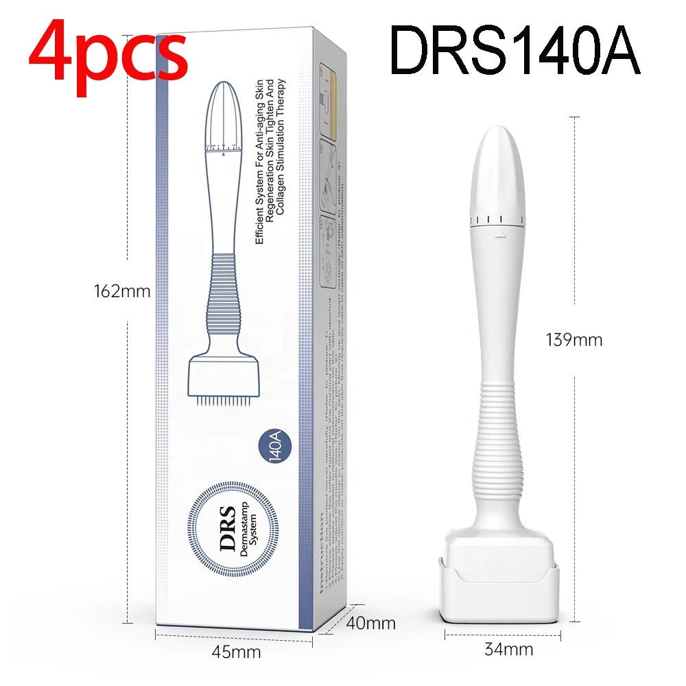 0.2mm Derma Stamp Roller DRS140 Adjust Needle Microneedling Massage Derma Rolling Stretch Mark Removal Hair Loss&Cellulite Treat