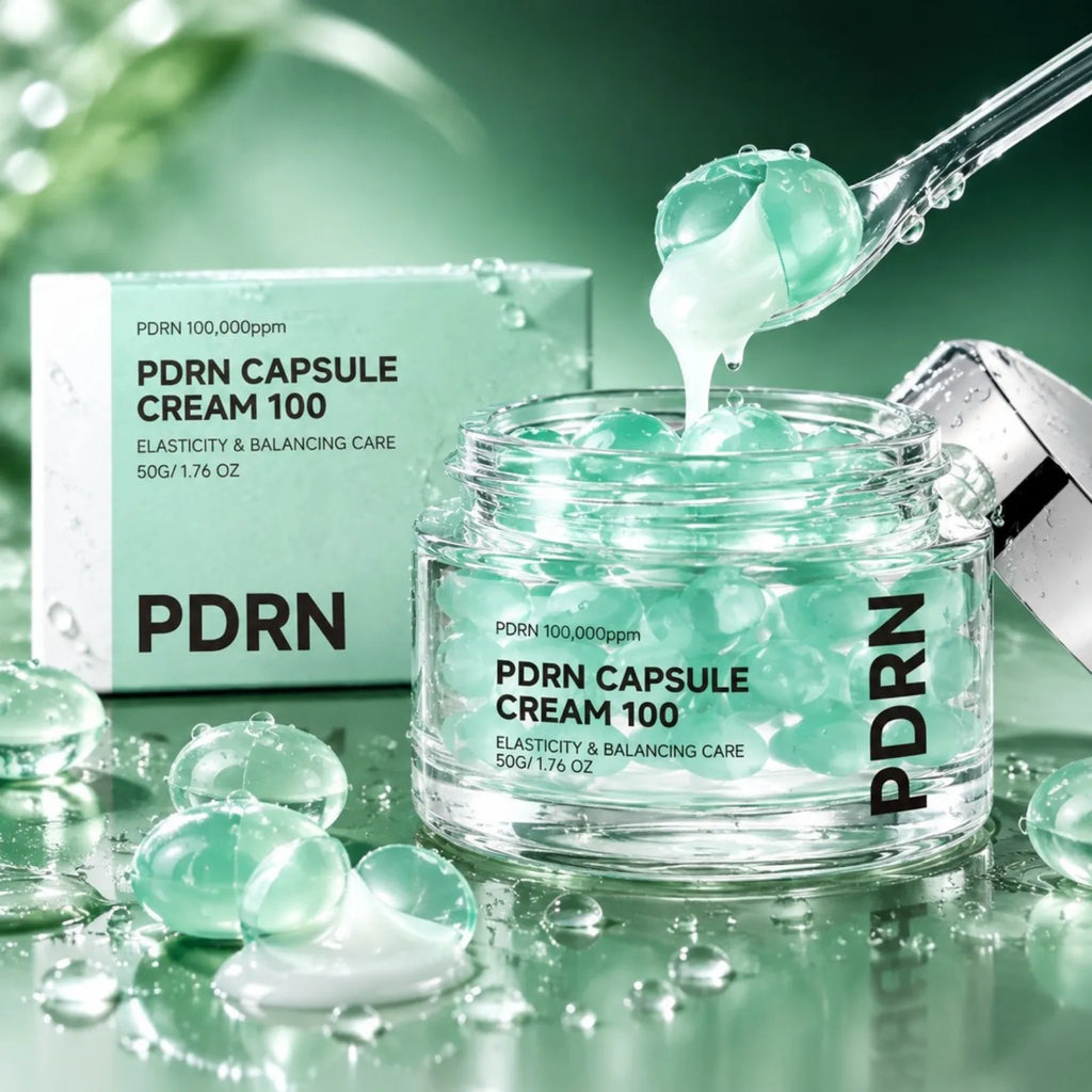 PDRN Moisturizing Capsule Cream Hydrating Skin Repair Cream Even Bright Tone Non Sticky Firming Smoothing Pore Face Skincare