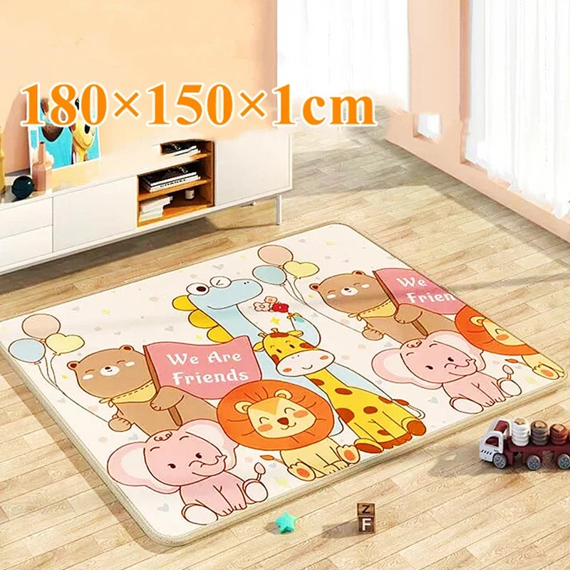 Large Size 200x180cm Baby Play Mat Toys for Children Safety Rug Playmat Developing Mat Baby Room Crawling Pad Folding Mat Carpet