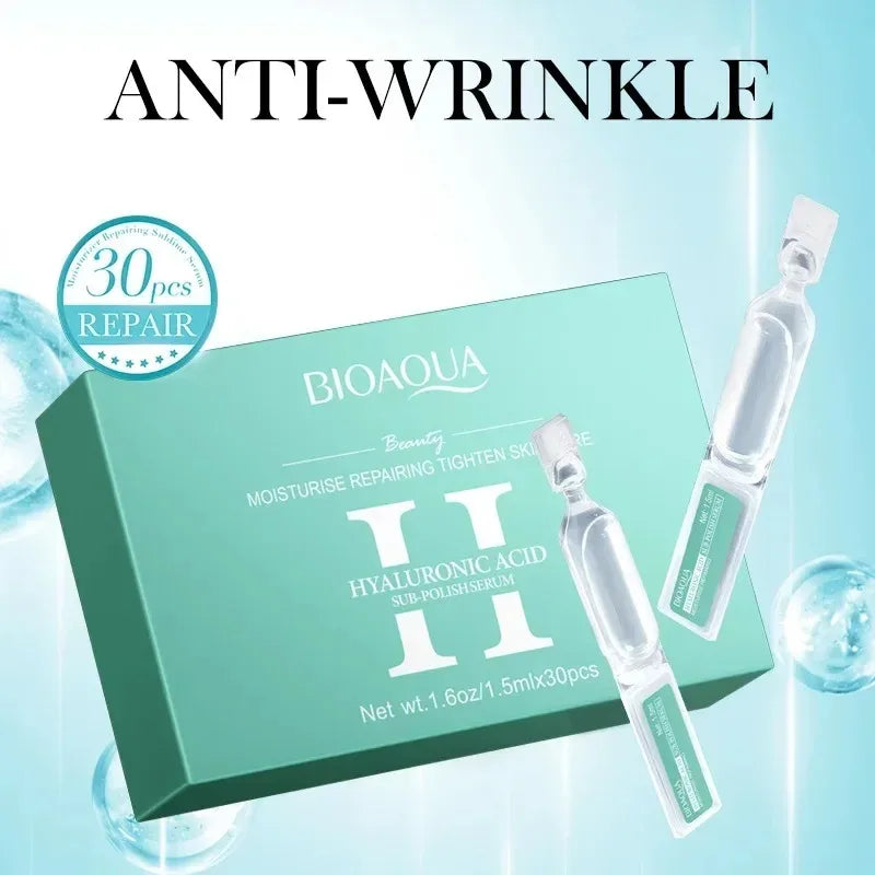 Vitamin C Retinol Essence Hyaluronic Acid Ampoule Essence Hydrating Anti-Wrinkle Firming Skin Care for Reducing Fine Lines