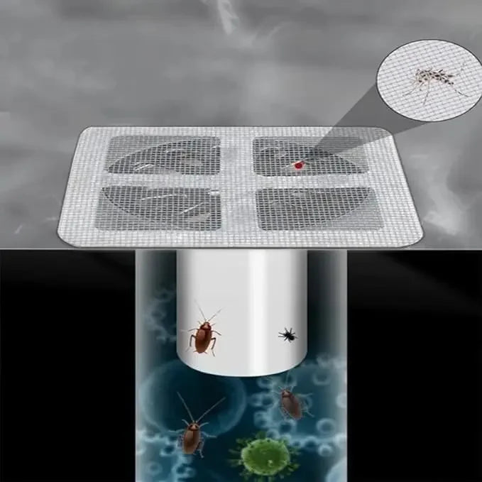 Disposable Hair Drain Catcher Mesh Anti-blocking Filter Floor Drain Sticker Shower Cover Kitchen Bathroom Sink Strainer Stopper