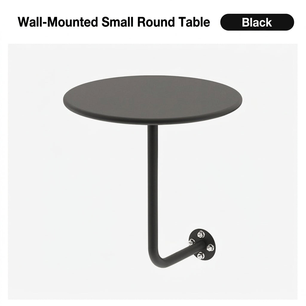 Wall-mounted Small Round Table, Wall-mounted Side Table, Dessert Shop,coffee Table, Industrial Style Wall-to-wall