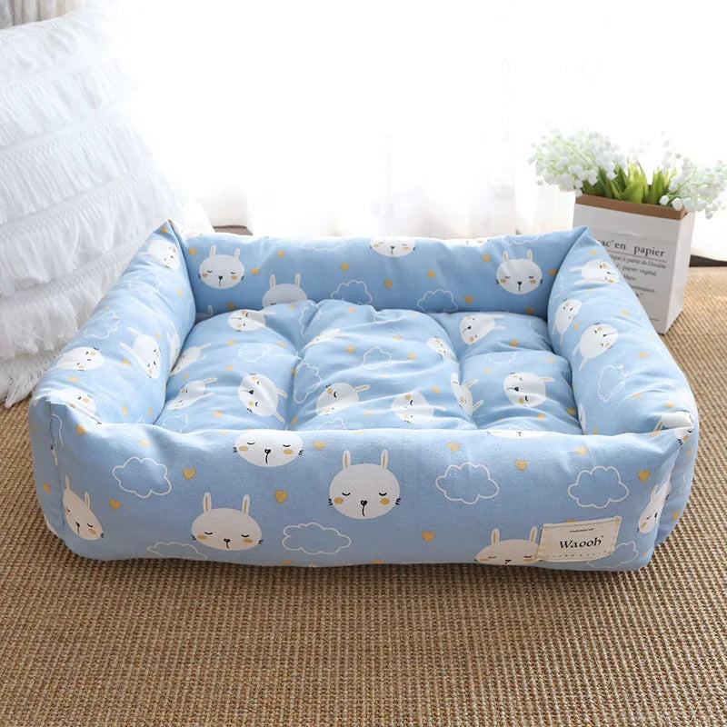 New Four Seasons Universal Pet Spring and Autumn Square Nest Winter Warm Dog and Cat Nest Thickened Small Dog and Cat Nest