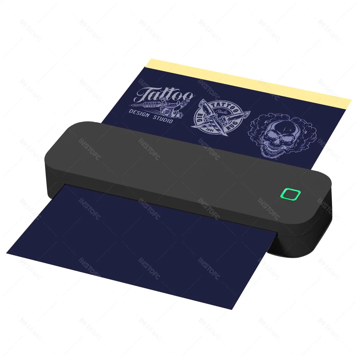 Portable A4 Thermal Printer Inkless Photo PDF Document Tattoo Printing Bluetooth Tattoo Stencil Printer For Office Home Travel