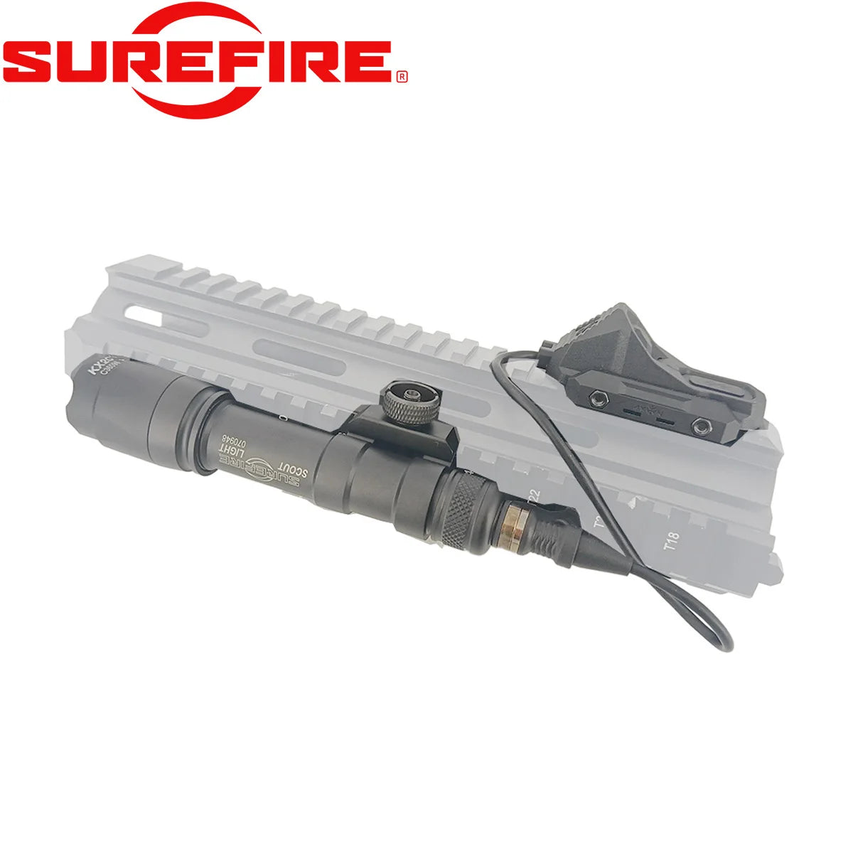 Surefire M300C M600C Tactical Airsoft Scout Light Rifle Gun AR15 Flashlight With UNITY AXON Dual Function Remote Pressure Switch