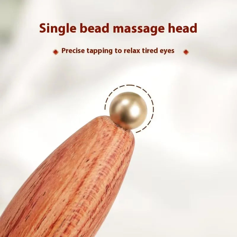 Wood Gua Sha Tool Facial Acupressure Massager for Puffiness Dark Circles Under Eye Care Face Lift Skin Sensitive Skin
