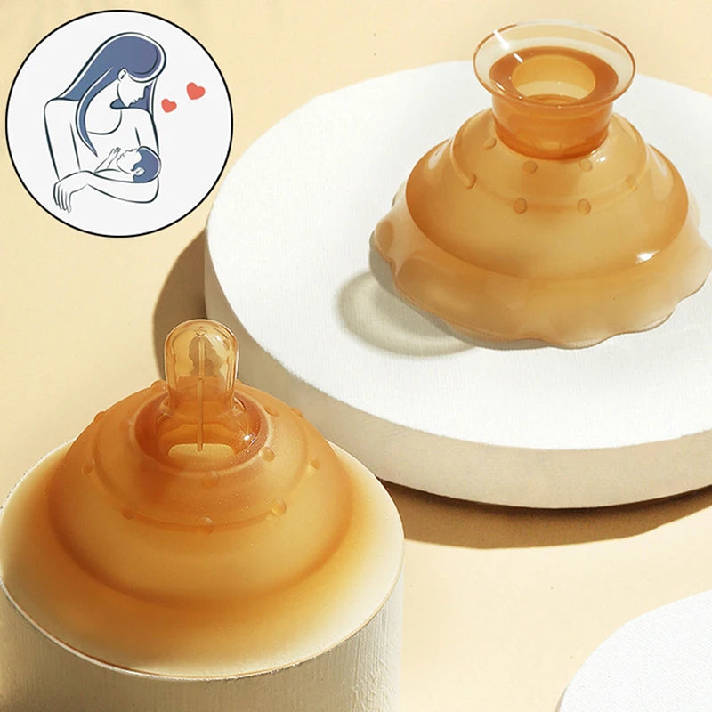 1PC Silicone Nipple Protectors Feeding Mothers Nipple Shields Protection Cover Breastfeeding Mother Milk Silicone Nipple