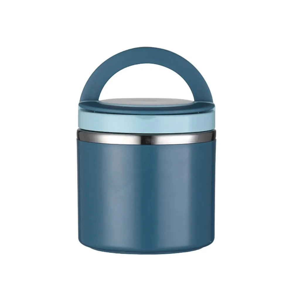 630/1000ml Lunch Box Food Containers Stainless Steel Large Capacity Snack Box Insulated Soup Cup for Outing Camping Traveling