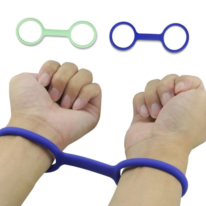 Silicone Soft Handcuffs For Couples Restraints Roleplay Hands Bondage Lesbian Training Toys Adult Product Pleasure Accessories