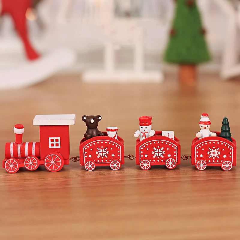 Christmas Train Merry Christmas Decorations For Home,  Cristmas Ornament Xmas Navidad Noel Gifts Happy New Year Gifts