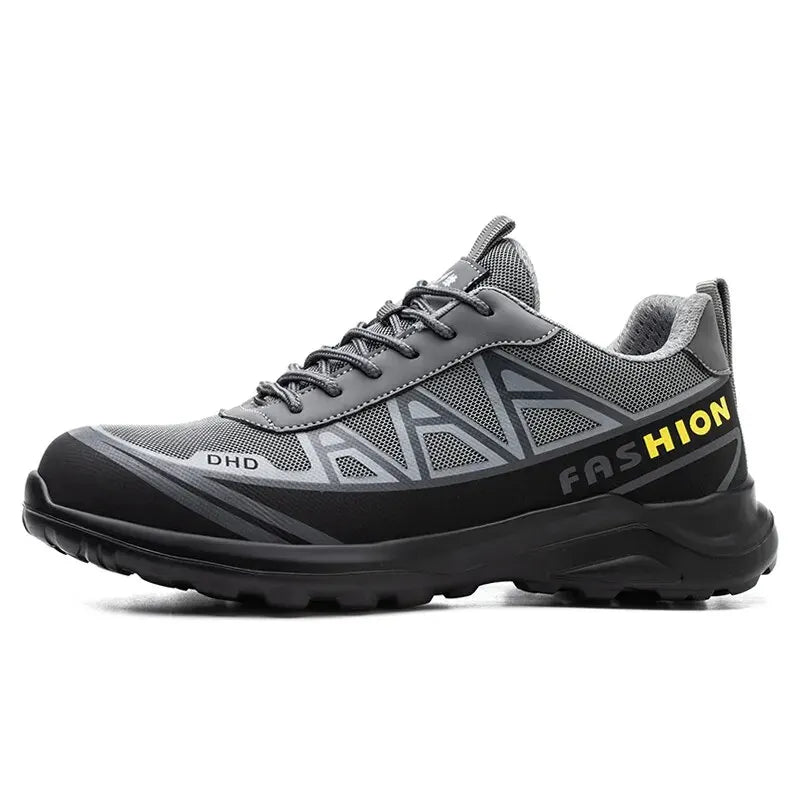 Safety Shoes Man For Work Safety Boots Indestructible Construction Shoes Steel Toe Protective Men's Work Shoes Anti-Stab Boots