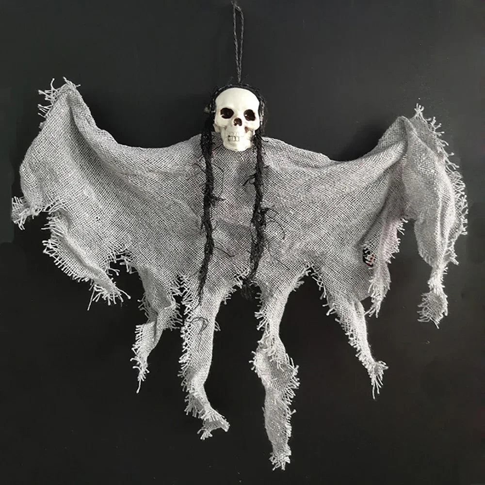 Halloween Decorations Ghosts Zombies Haunted House Bar KTV Horror Atmosphere Charm Hanging Cloaks Mini Ghosts Home Door Decor