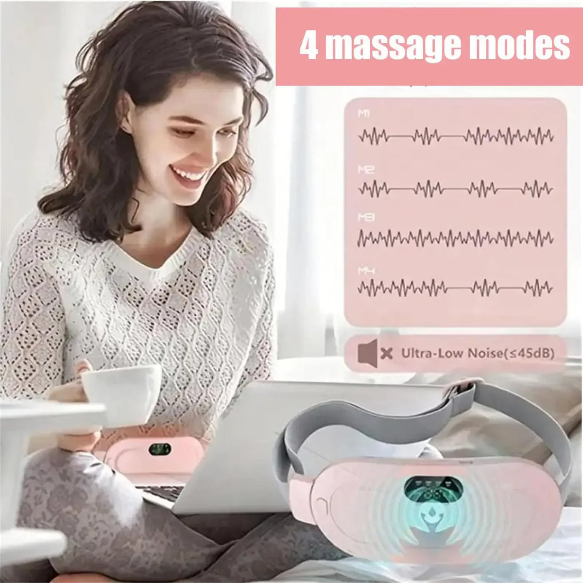 Portable Heated Massage Warming Palace Belt Intelligent Heating Waist Device for Girls Menstrual Period Auntie