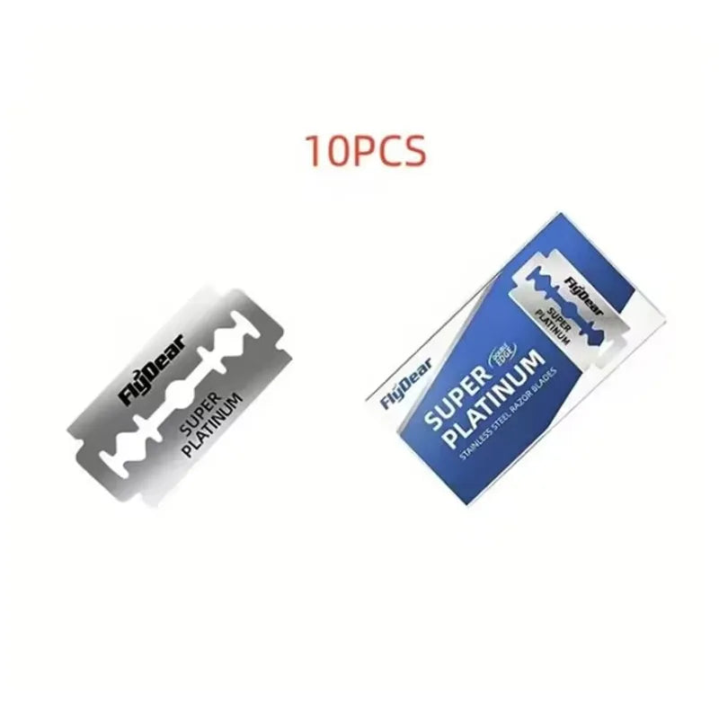 10/30/50/60/80Pcs Razor Stainless Steel Double-Blade Razor Razor Razor Old Fashioned Razor Manual Shaving For Men