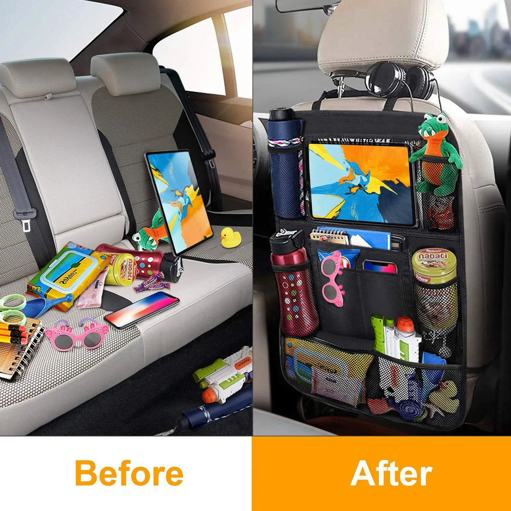 1/2pcs Car Seat Back Storage Bags Multiple Pockets Baby Seat Hanging Bag Toys Nappy Diapers Organizer Baby Itmes