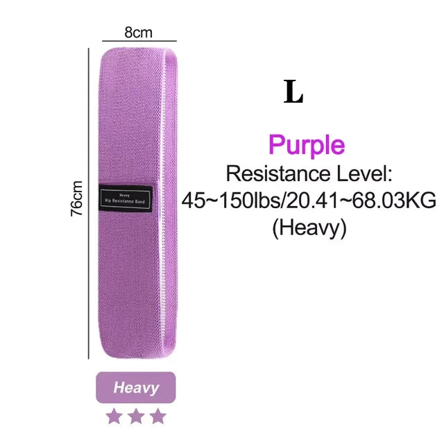 3 Levels Resistance Bands Exercise Fitness Hip Booty Bands Pilates Sport Extender Workout Strips Loops Yoga Gym Equipment