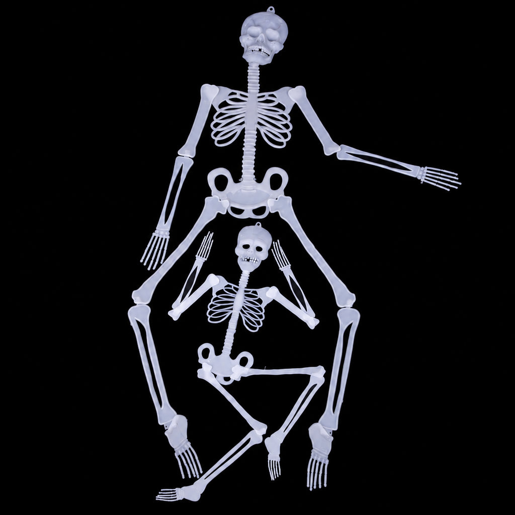 Scary Halloween Decoration Halloween Props Luminous Hanging Decor Outdoor Party Horror Luminous Movable Skull Skeleton