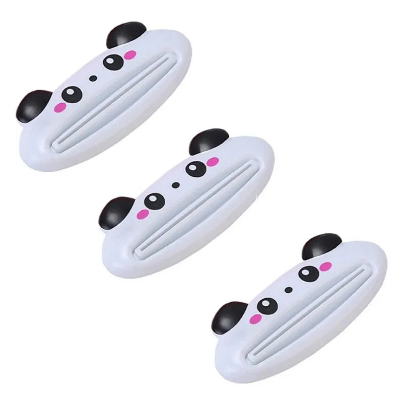 New Type Squeezer Cute Cartoon Manual Toothpaste Squeezer Cute Frog Animal Shape Cleanser Manual Press Lazy Essential Set