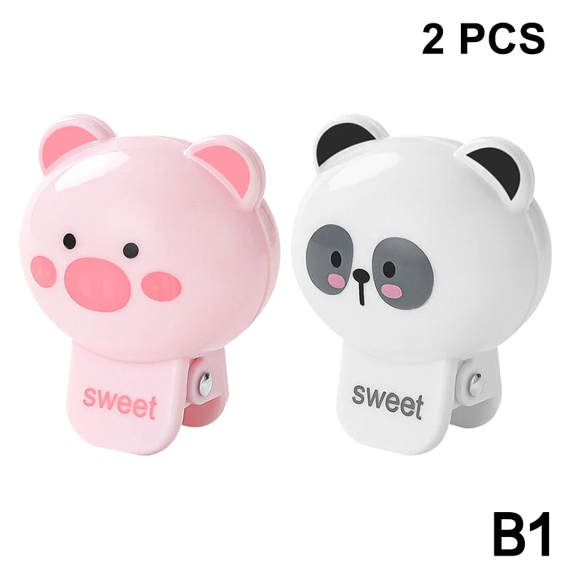 1/2pcs Animals Toothbrush Head Cover Clips Capibara Household Travel Portable Electric Toothbrush Dustproof Head Protector Cap