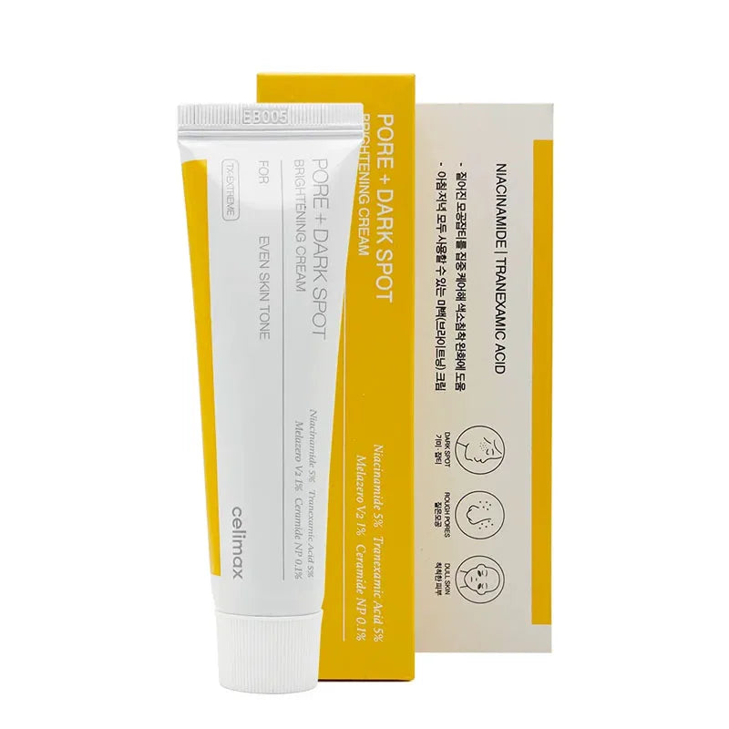 Hot Celimax Brand Skin Care Pore Dark Spot Brightening Cream 35ml Lasting Whitening Anti-wrinkle Korean Beauty Skincare Products